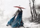 【網絡美文】雪舞紅塵時，等君踏雪歸 文/一笑奈何